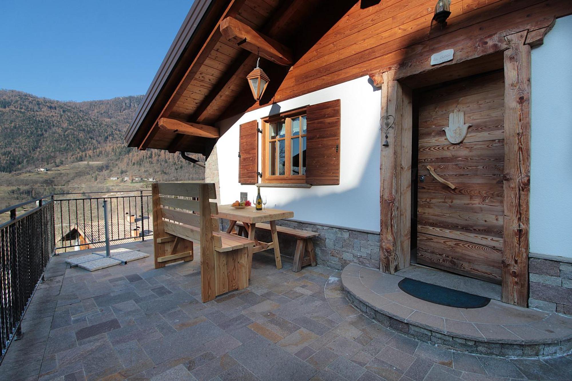 Chalet Incanto Terrace Val Dei Mocheni, Wifi Trentino Frassilongo Bagian luar foto